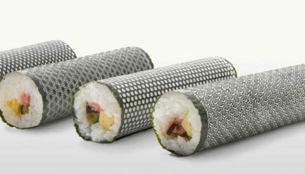壽司、紫菜雕刻樣品
